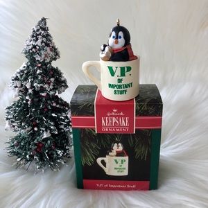 Hallmark Keepsake Ornaments V.P. Of Important S.